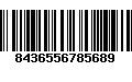 Código de Barras 8436556785689