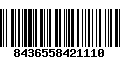 Código de Barras 8436558421110