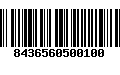 Código de Barras 8436560500100