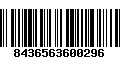 Código de Barras 8436563600296