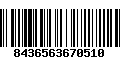 Código de Barras 8436563670510