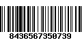 Código de Barras 8436567350739