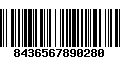 Código de Barras 8436567890280