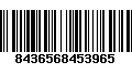 Código de Barras 8436568453965