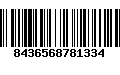 Código de Barras 8436568781334