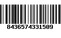 Código de Barras 8436574331509