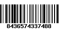 Código de Barras 8436574337488