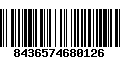 Código de Barras 8436574680126