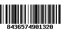 Código de Barras 8436574901320