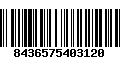 Código de Barras 8436575403120