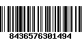 Código de Barras 8436576301494