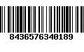 Código de Barras 8436576340189