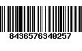 Código de Barras 8436576340257