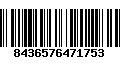 Código de Barras 8436576471753