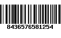 Código de Barras 8436576581254