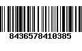 Código de Barras 8436578410385