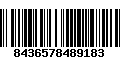 Código de Barras 8436578489183