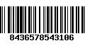 Código de Barras 8436578543106