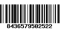 Código de Barras 8436579502522