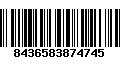 Código de Barras 8436583874745