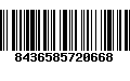 Código de Barras 8436585720668