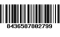 Código de Barras 8436587802799