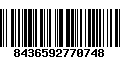 Código de Barras 8436592770748