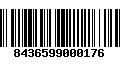 Código de Barras 8436599000176