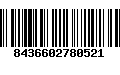 Código de Barras 8436602780521