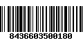 Código de Barras 8436603500180