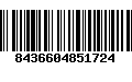 Código de Barras 8436604851724