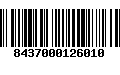 Código de Barras 8437000126010