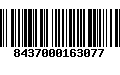 Código de Barras 8437000163077