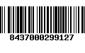 Código de Barras 8437000299127