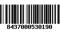 Código de Barras 8437000530190