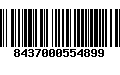 Código de Barras 8437000554899