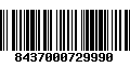 Código de Barras 8437000729990