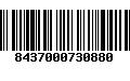 Código de Barras 8437000730880