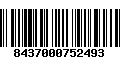 Código de Barras 8437000752493