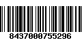 Código de Barras 8437000755296