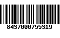 Código de Barras 8437000755319