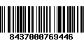 Código de Barras 8437000769446