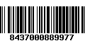 Código de Barras 8437000889977