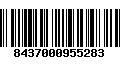 Código de Barras 8437000955283