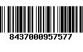 Código de Barras 8437000957577