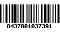 Código de Barras 8437001037391