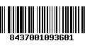 Código de Barras 8437001093601