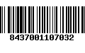 Código de Barras 8437001107032