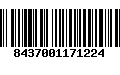 Código de Barras 8437001171224