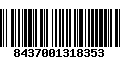 Código de Barras 8437001318353